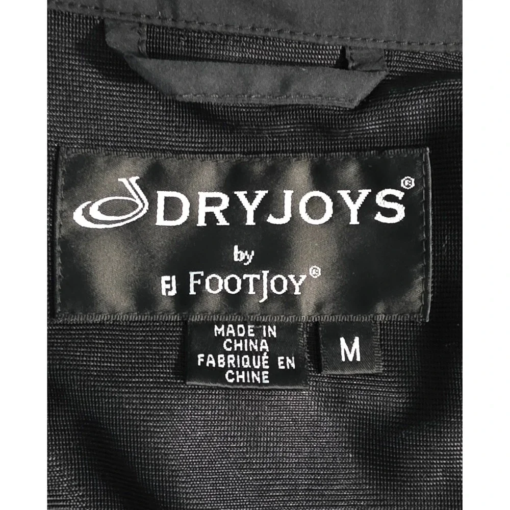 FootJoy Titleist Mens Golf Rain Jacket Convertible Sleeves Dryjoy Windbreaker M